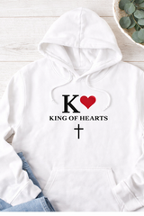 Kind of Hearts Christian Hoodie-Minimal Faith Design with Cross