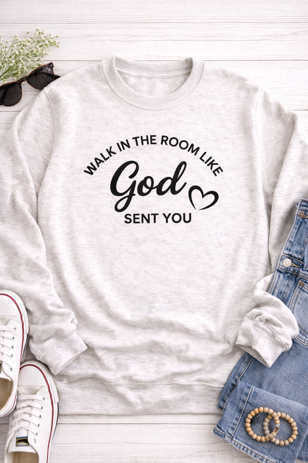 Walk in the Room like God Sent You-Tshirt