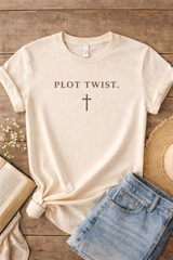 Plot Twist-Christian Graphic Tee | Basic Belief - Basic Belief, LLC