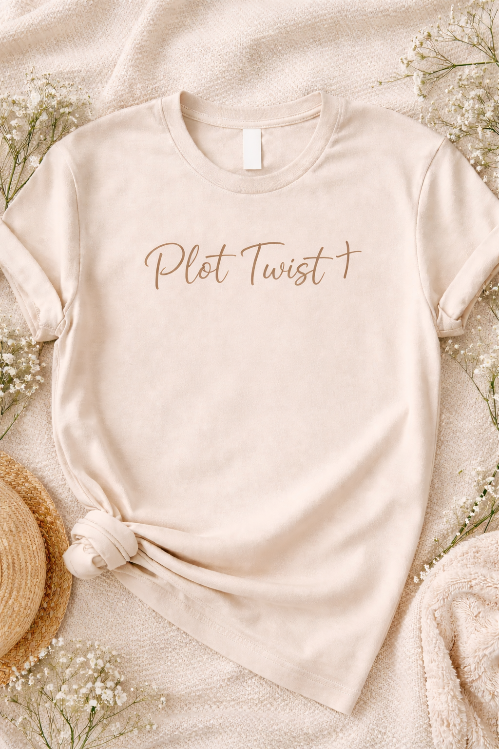 Plot Twist-Christian Graphic Tee | Basic Belief - Basic Belief, LLC